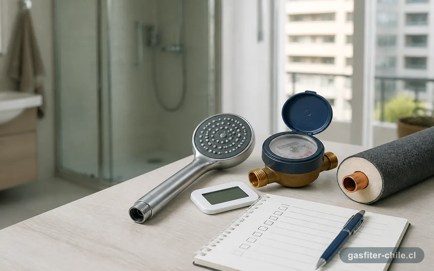 Instrumentos para medir consumo de agua y eficiencia térmica en el hogar